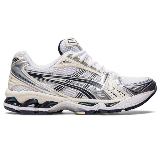 Asics Gel-Kayano 14 Sneakers, White/Midnight, 36