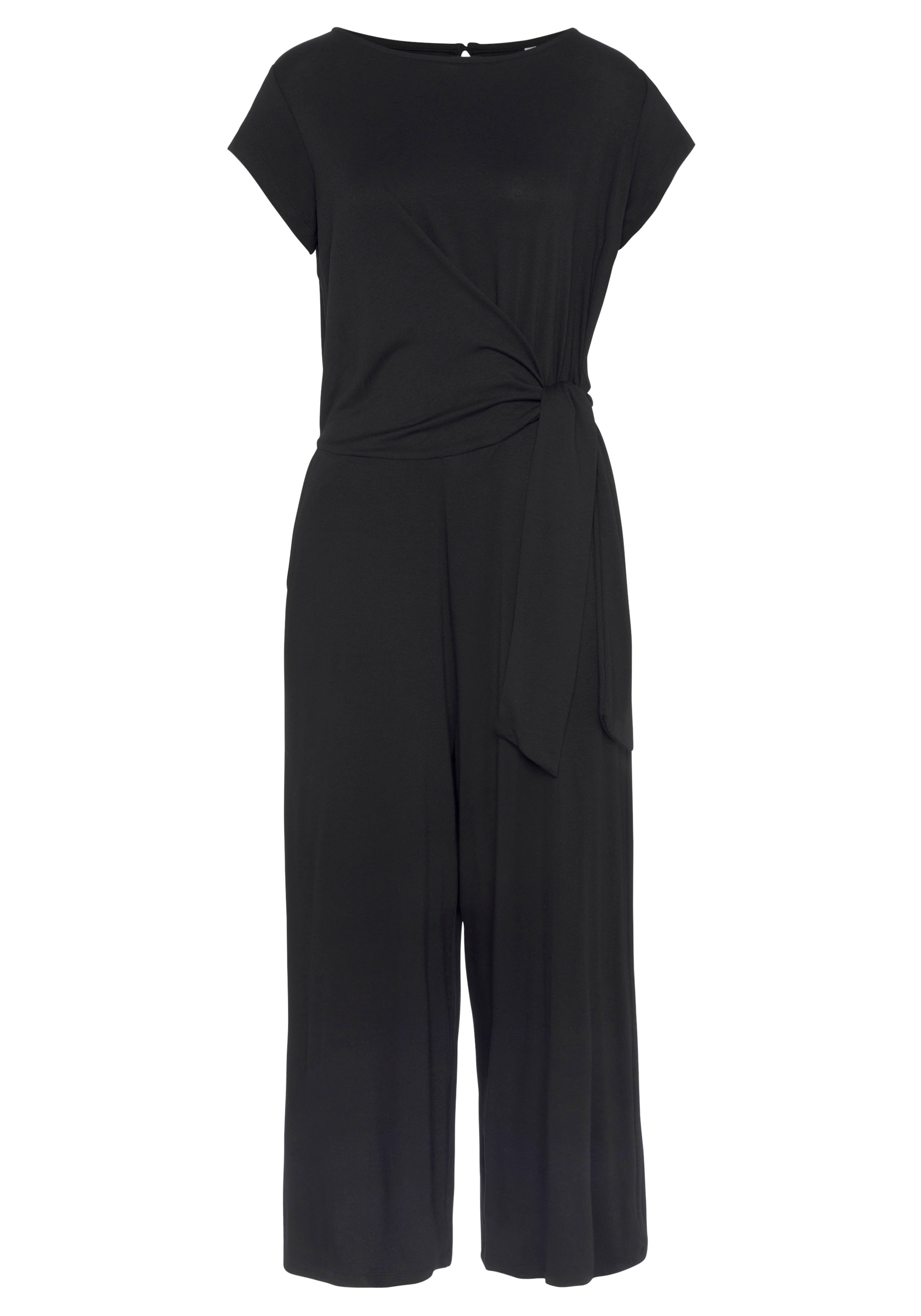 LASCANA Culotte-Overall , mit Knotendetail in der Taille, femininer Jumpsuit, festlich