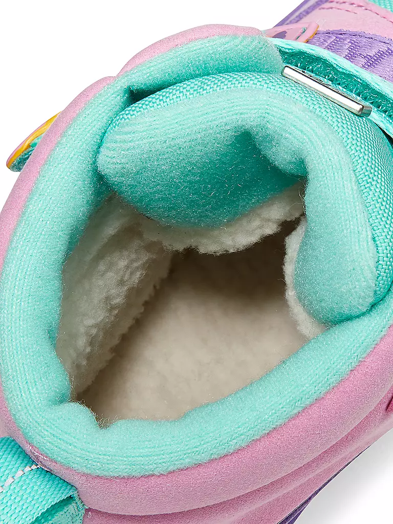 AFFENZAHN Kinder Winterstiefel VEGAN COMFY Kreativ Tukan rosa