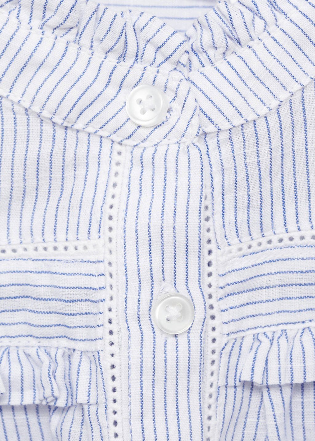 Mango Kids blouse lichtblauw