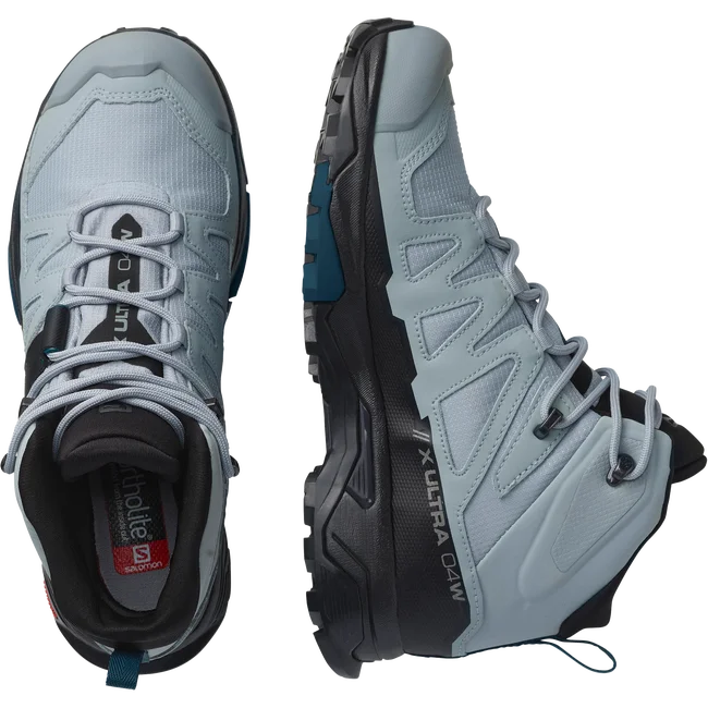 X ULTRA 4 MID WIDE GORE-TEX  Chaussures de randonnée pour femme Quarry/Black/LegionBlue