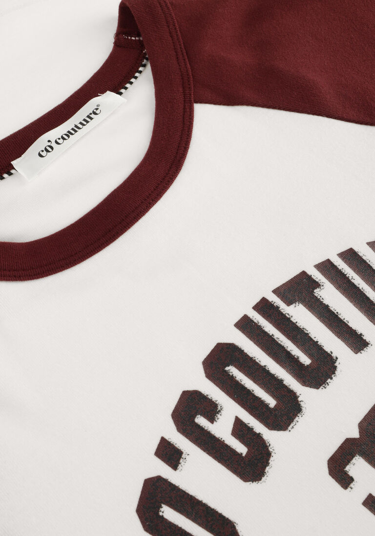 ecru co'couture t-shirt edgecc block tee