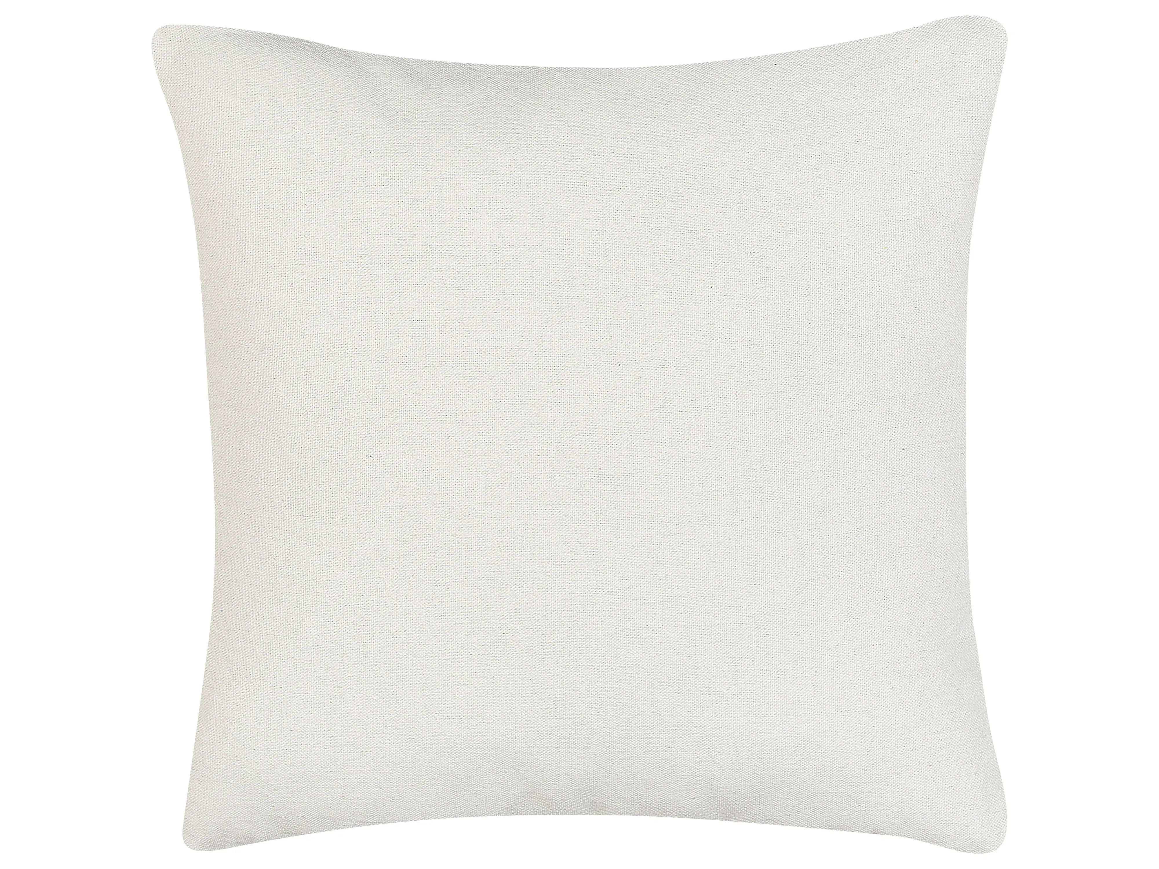 Set van 2 sierkussens WAKAD 45 x 45 cm Beige bladpatroon