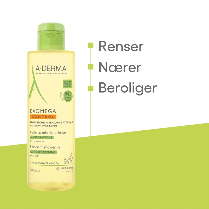A-DERMA Exomega Control Shower Oil 500 ml