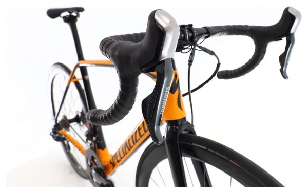 Produit reconditionné · Specialized Tarmac Carbone Di2 11V · Orange / Vélo de route / Specialized | Très bon état