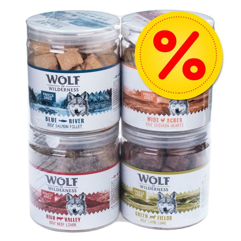 Lot Wolf of Wilderness Friandises lyophilisées premium