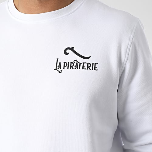 Sweat Crewneck LPNJF Blanc Noir