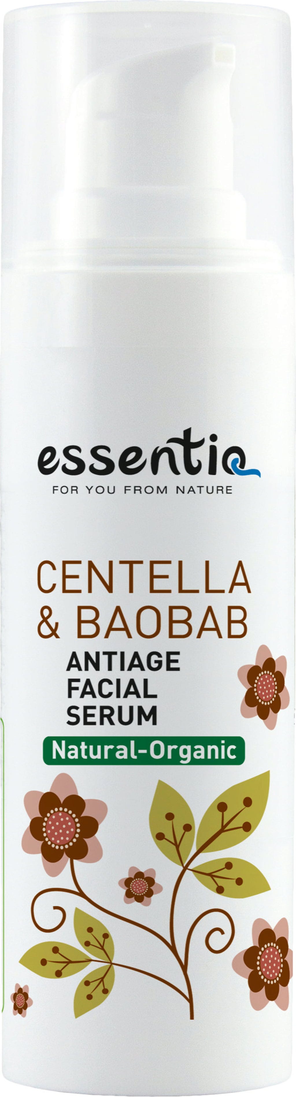 Essentiq  Centella & Baobab Antiage Facial Serum, 30 ml