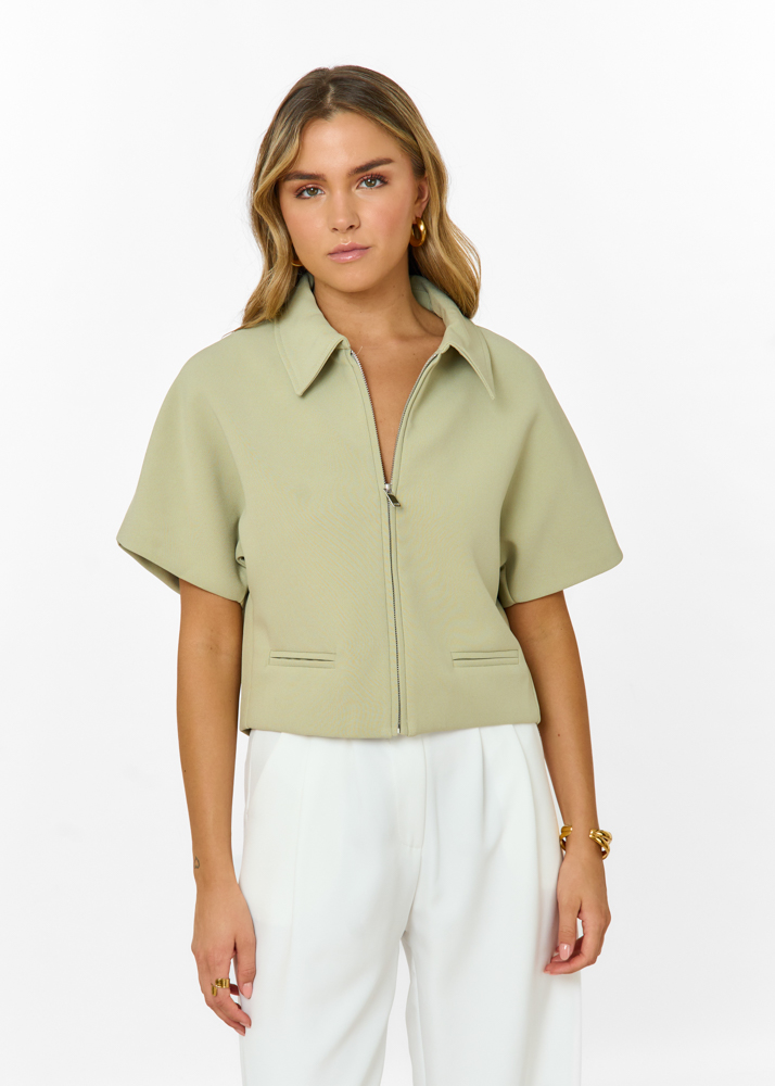 Phien top salie groen