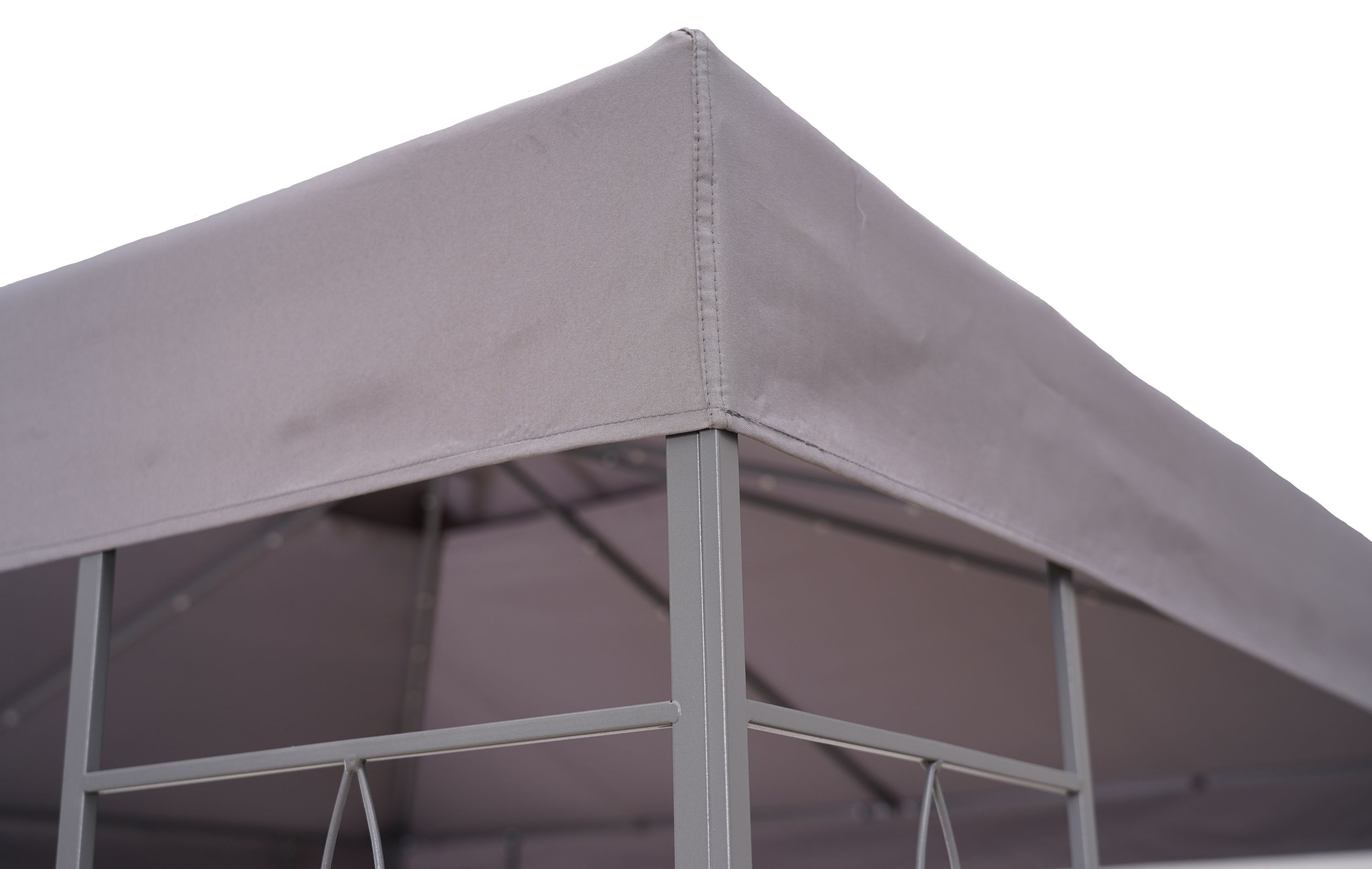 Gartenpavillon LED SUNSET 3 x 3 m anthrazit