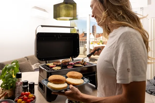 Campingaz Attitude 2GO Electric, Grill, Elektrisk, Balcone, Indendørs, Udendørs, 2 zone(s), 10 person(er), Bordplade