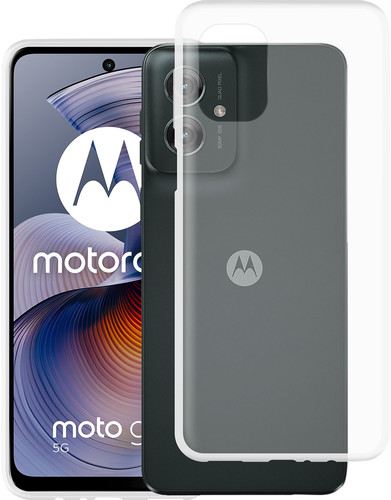 Just in Case Soft Design Motorola Moto G75 Back Cover Transparant