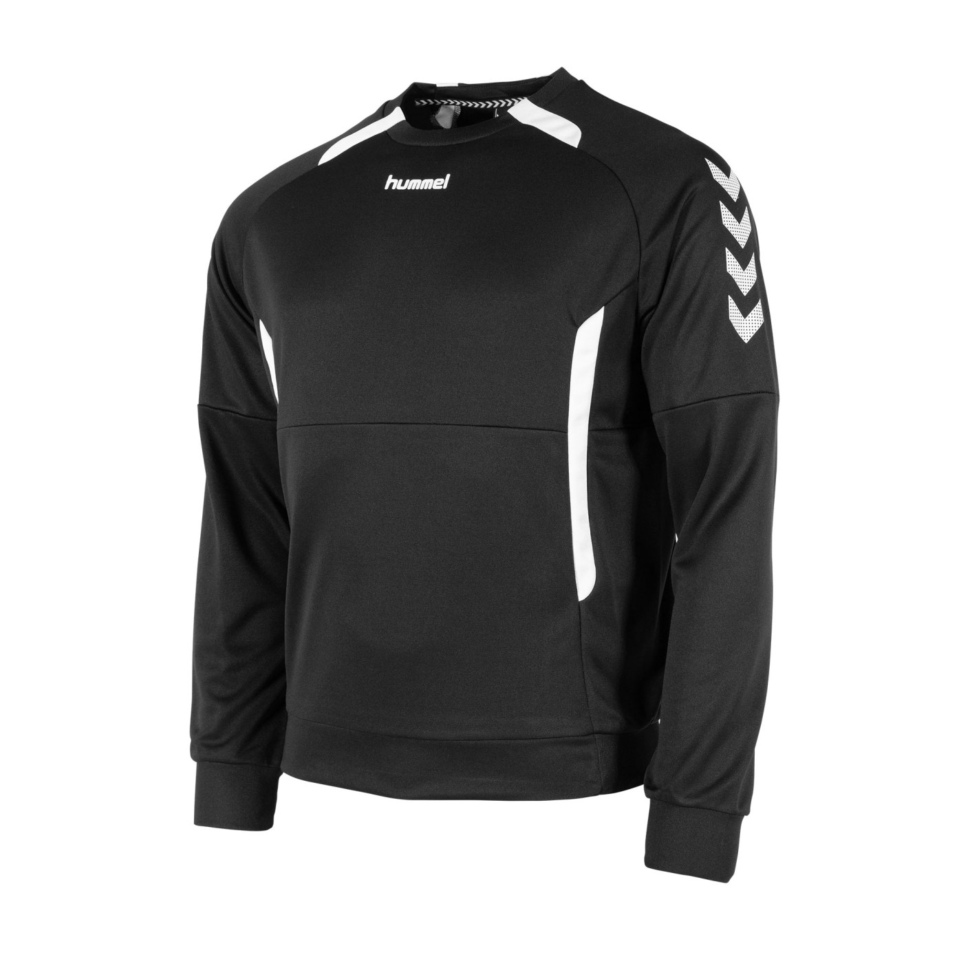 Hummel Authentic Crew Sweater Kids Zwart Wit