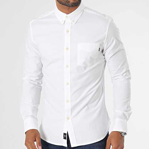 Chemise Manches Longues Slim 29599 Blanc