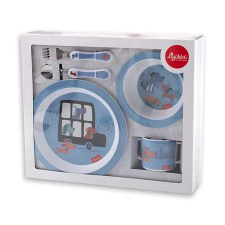 Sigikid Melamin Set, blau