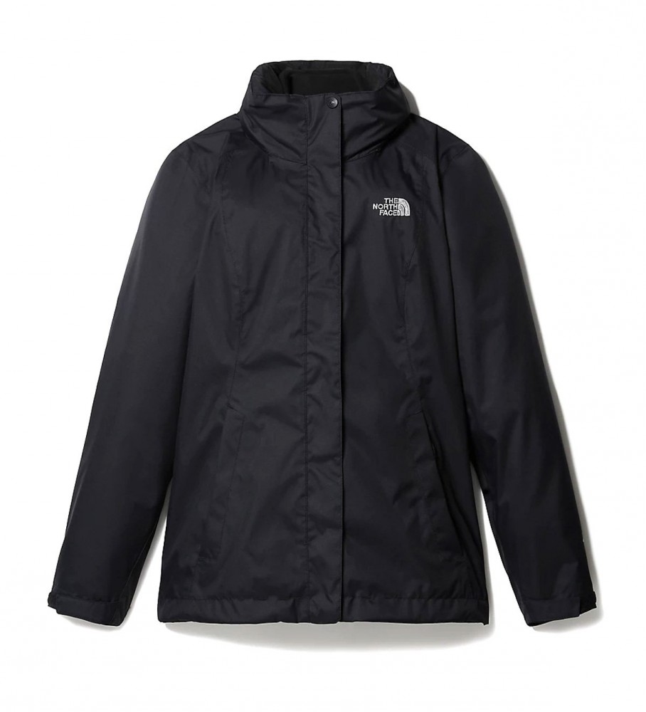 Jaqueta feminina The North Face Evolve II Triclimate, preta.