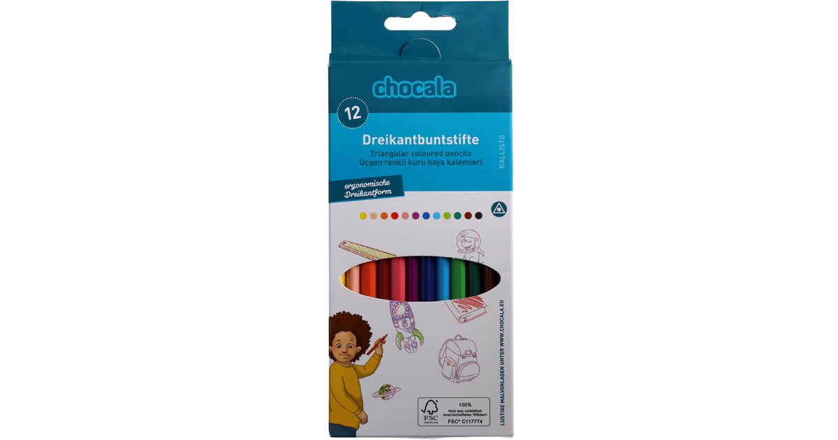 Chocala Dreikantbuntstift