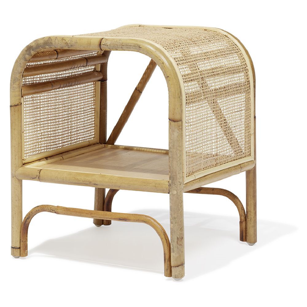 Chevet Malang rotin naturel - L40xP35xH45 cm