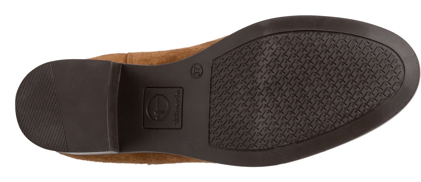 Tamaris Chelseaboots  , Blockabsatz, Stiefelette, Businessschuh in schmaler Form
