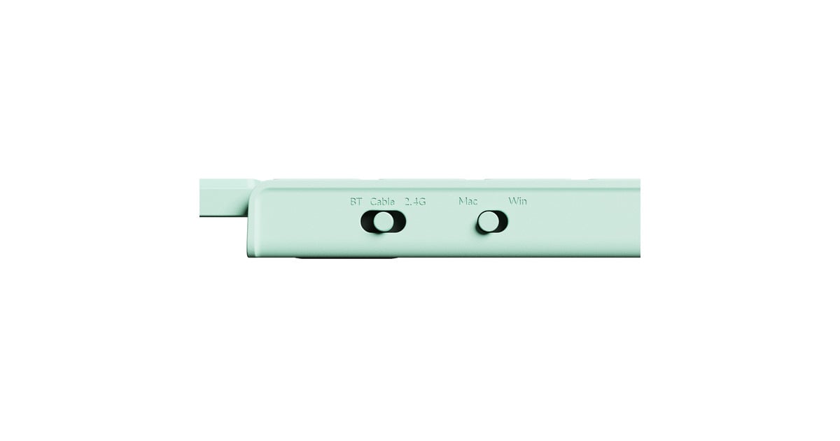 KeychronB6 Pro-K7, toetsenbord  (Mint, US lay-out, Scissor switches, ABS, 2.4 GHz | Bluetooth 5.2 | USB-C)