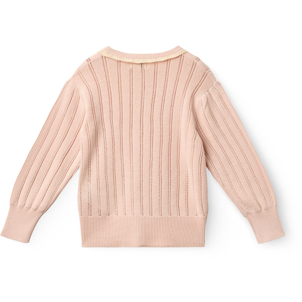 Køb COPENHAGEN COLORS Dusty Rose Comb. Strikket Pointelle Cardigan
