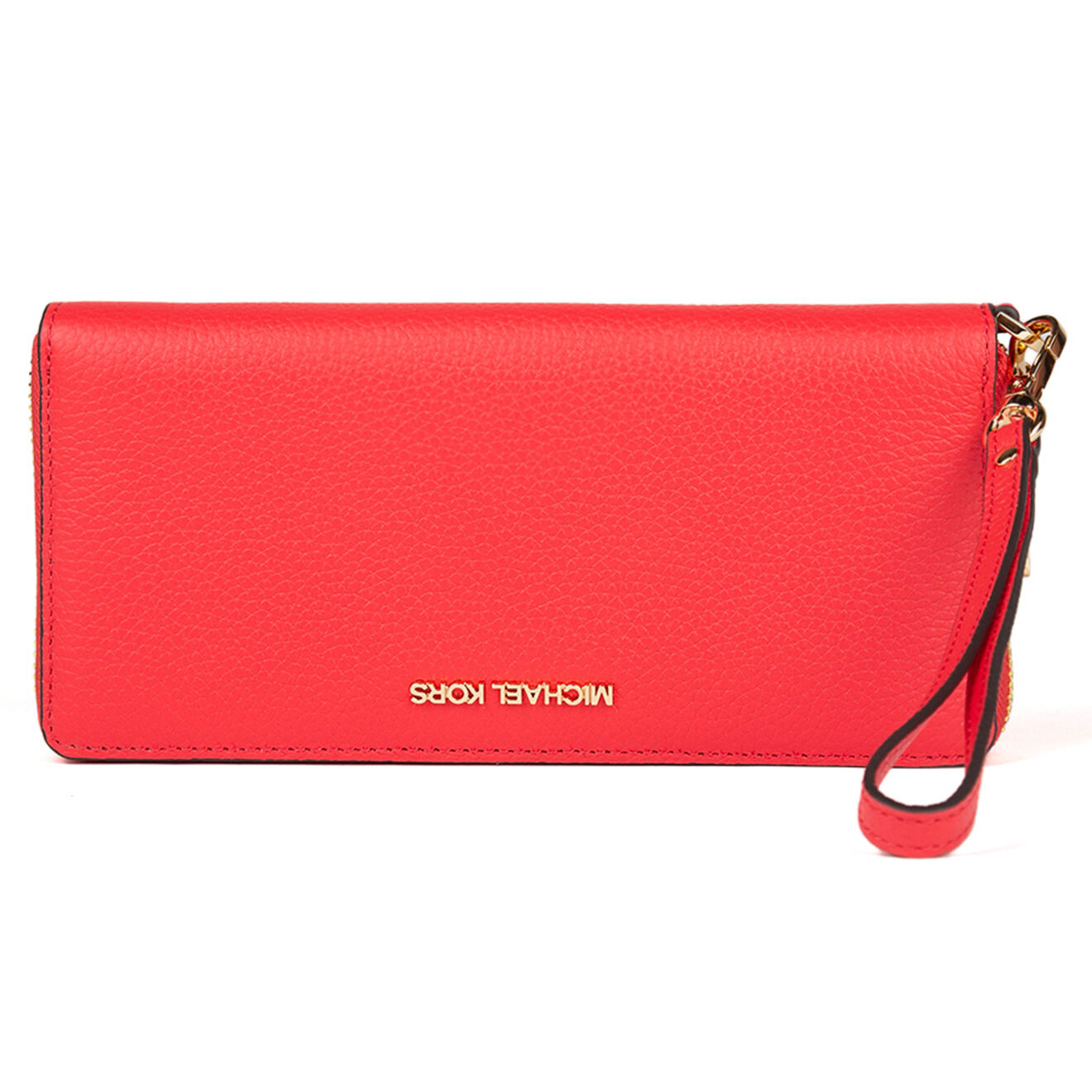 Michael Kors Compagnon en Cuir Jet Set Travel rouge - 21x10 cm