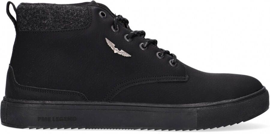 PME Legend Zwarte Vegan Textiel Enkellaarzen Black Heren