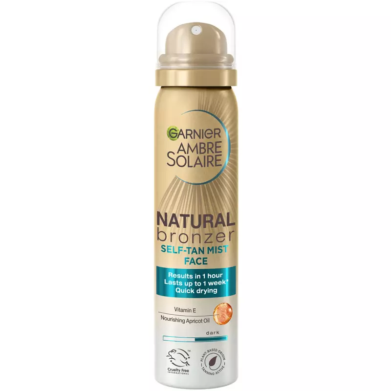 Garnier Natural Bronzer Self Tan Mist Face Intense 75 ml
