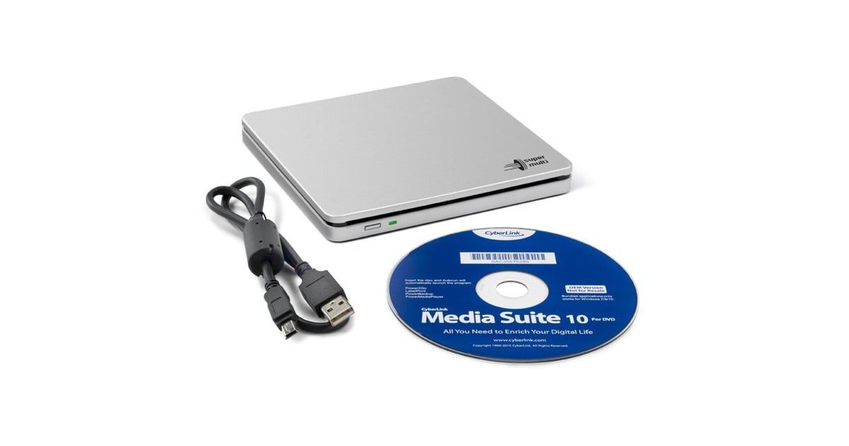 Hitachi-LG Data StorageGP70NS50 externe dvd-brander  (Zilver, M-Disc)