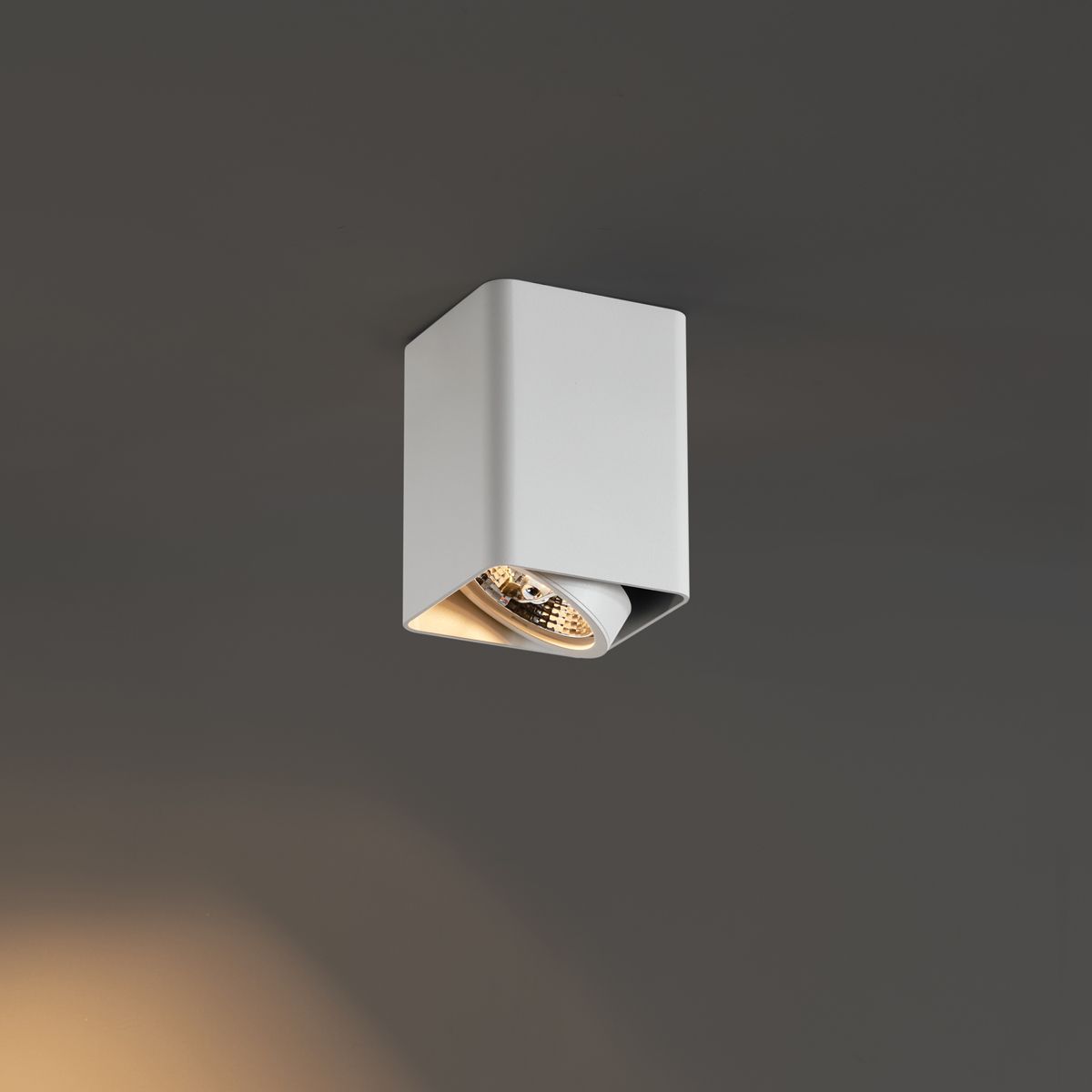 Design opbouwspot wit GU10 70mm draai- en kantelbaar - Vox