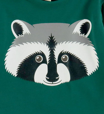 DYR-Cph Bluse - Animal - Grüner Waschbär