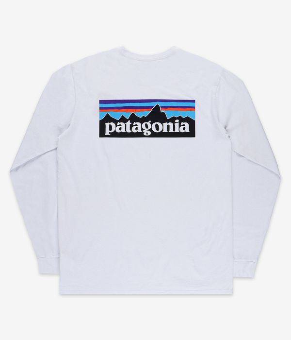 Patagonia P-6 Logo Responsibili Longsleeve (white 2)