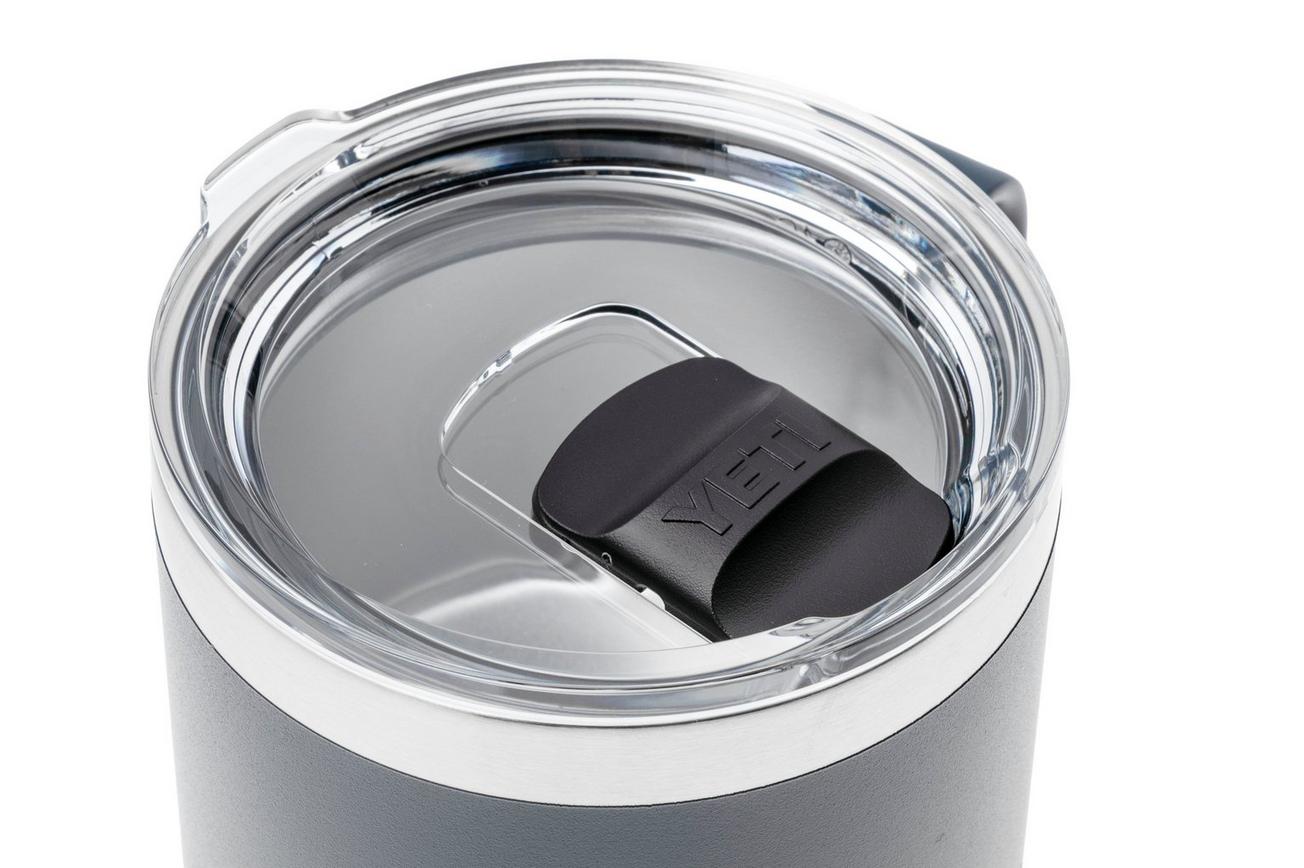 Yeti Rambler Stackable Mug 14oz Mag Slider Lid, Navy Blue, stapelbare thermosmok met deksel, 414 ml
