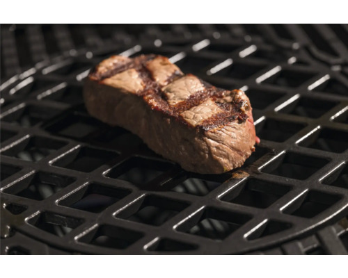Weber Spirit E-330 Classic GBS gasbarbecue, grijs/zwart, 3 hoofdbranders van roestvrij staal (9,38 kW) + zijbrander, grilloppervlak van 60 x 45 cm, compatibel, inclusief gietijzeren GBS-grillrooster met sear-grill-inzetstuk en flavorizer bars.