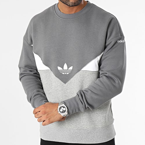 Sweat Crewneck Reflective IM4446 Gris