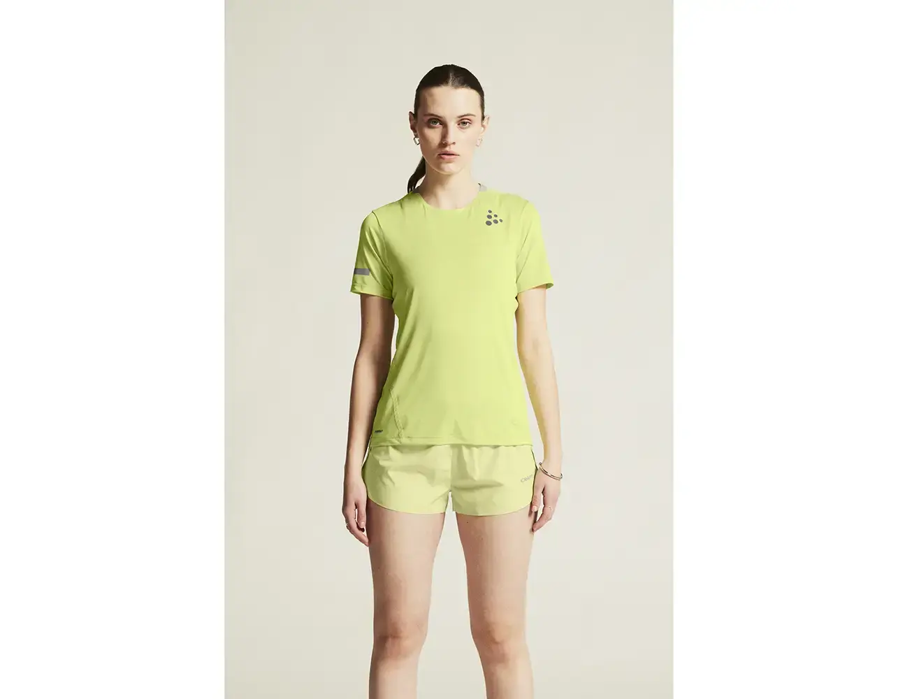 Craft Pro Hypervent 2 Hardloopshirt Korte Mouwen Lichtgroen Dames