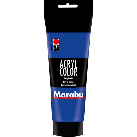 Marabu Acryl Color, Ultramarinblau dunkel 055, 225 ml