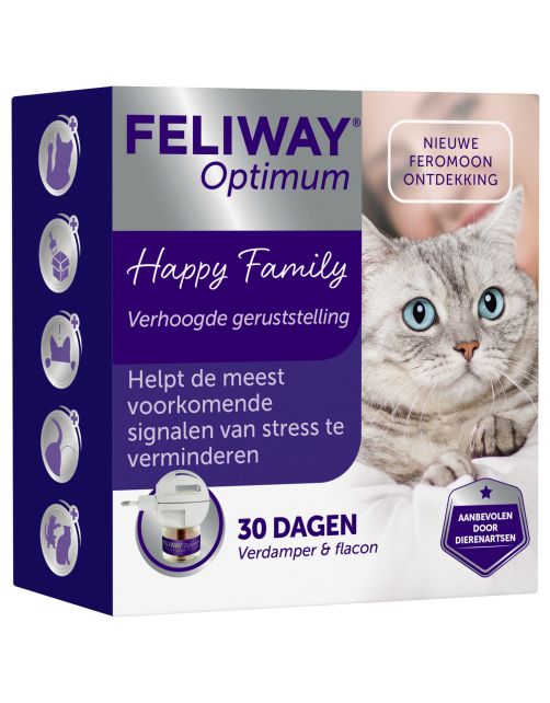 Feliway Optimum Startset - Anti stressmiddel - 48 ml Kat