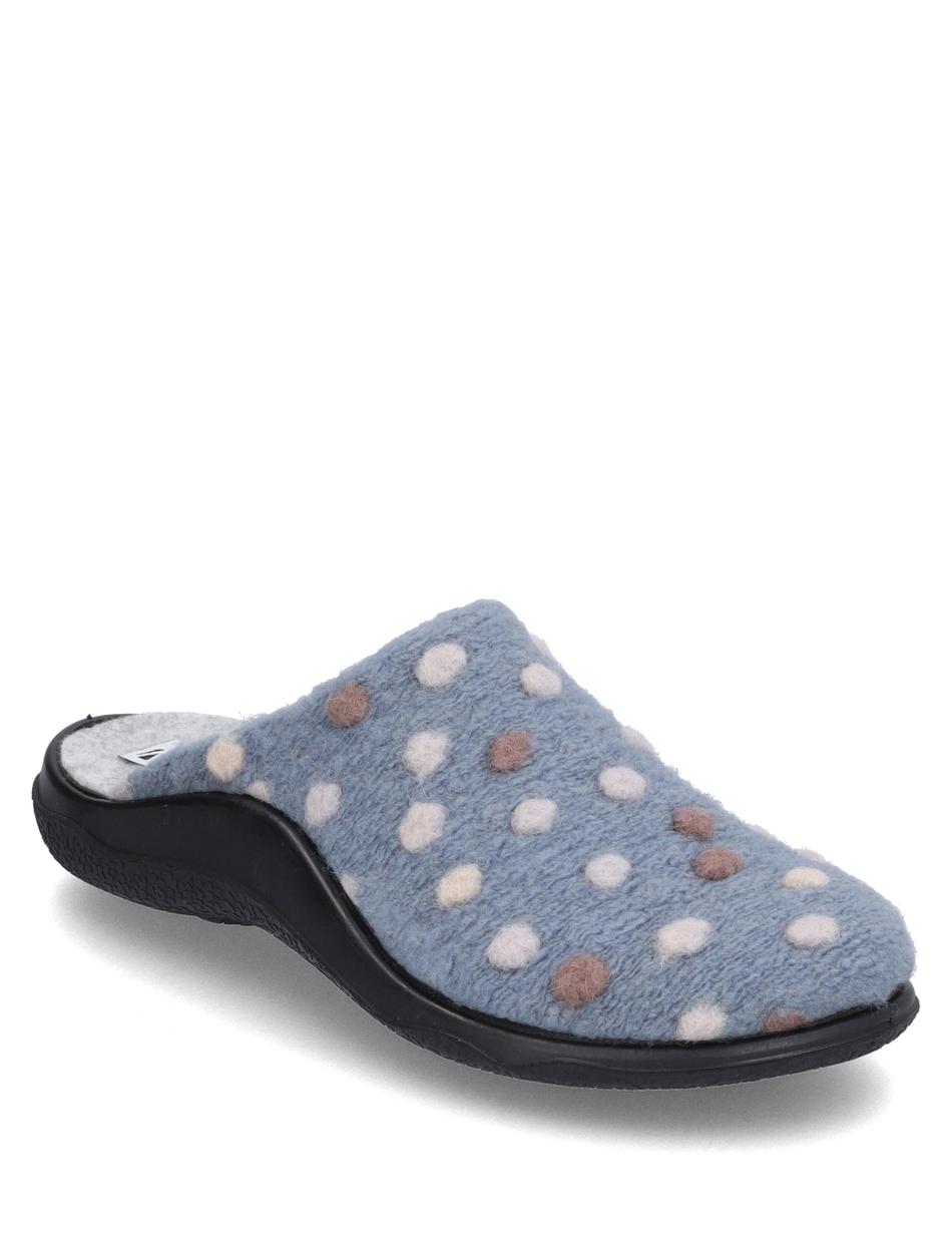 Hausschuh Roubaix 05, blau-multi