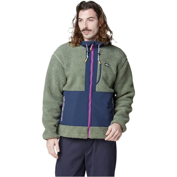 Veste polaire PICTURE PEMBERTON ZIP FLEECE GREEN SPRAY DARK BLUE