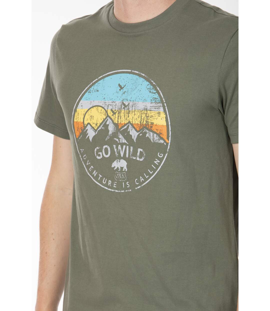 T-shirt jersey coton ARRIS KAKI