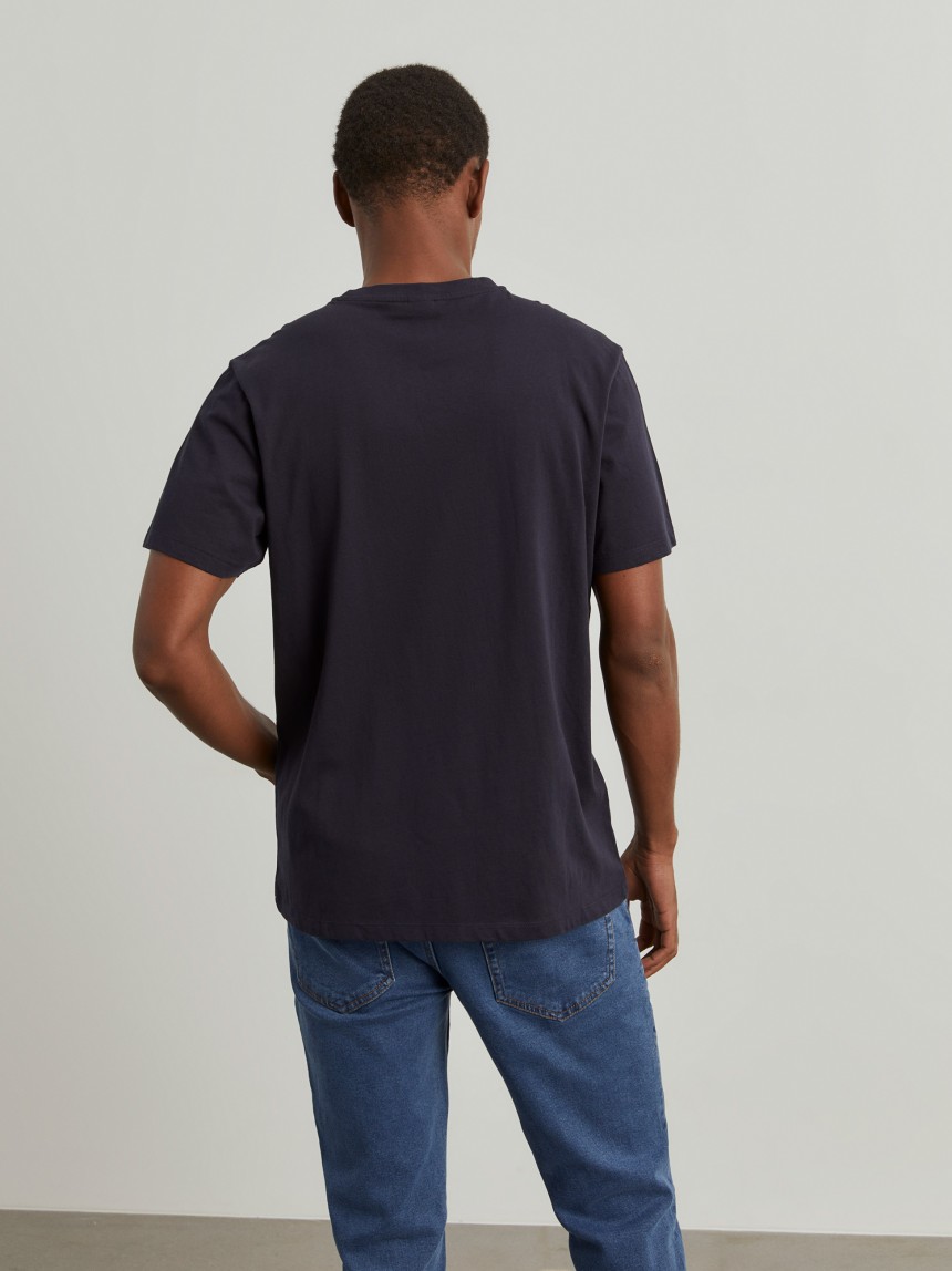 T-shirt de algodão com estampado
