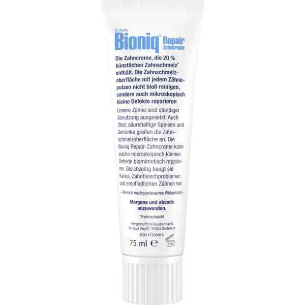 Repair-Zahncreme, fluoridfrei