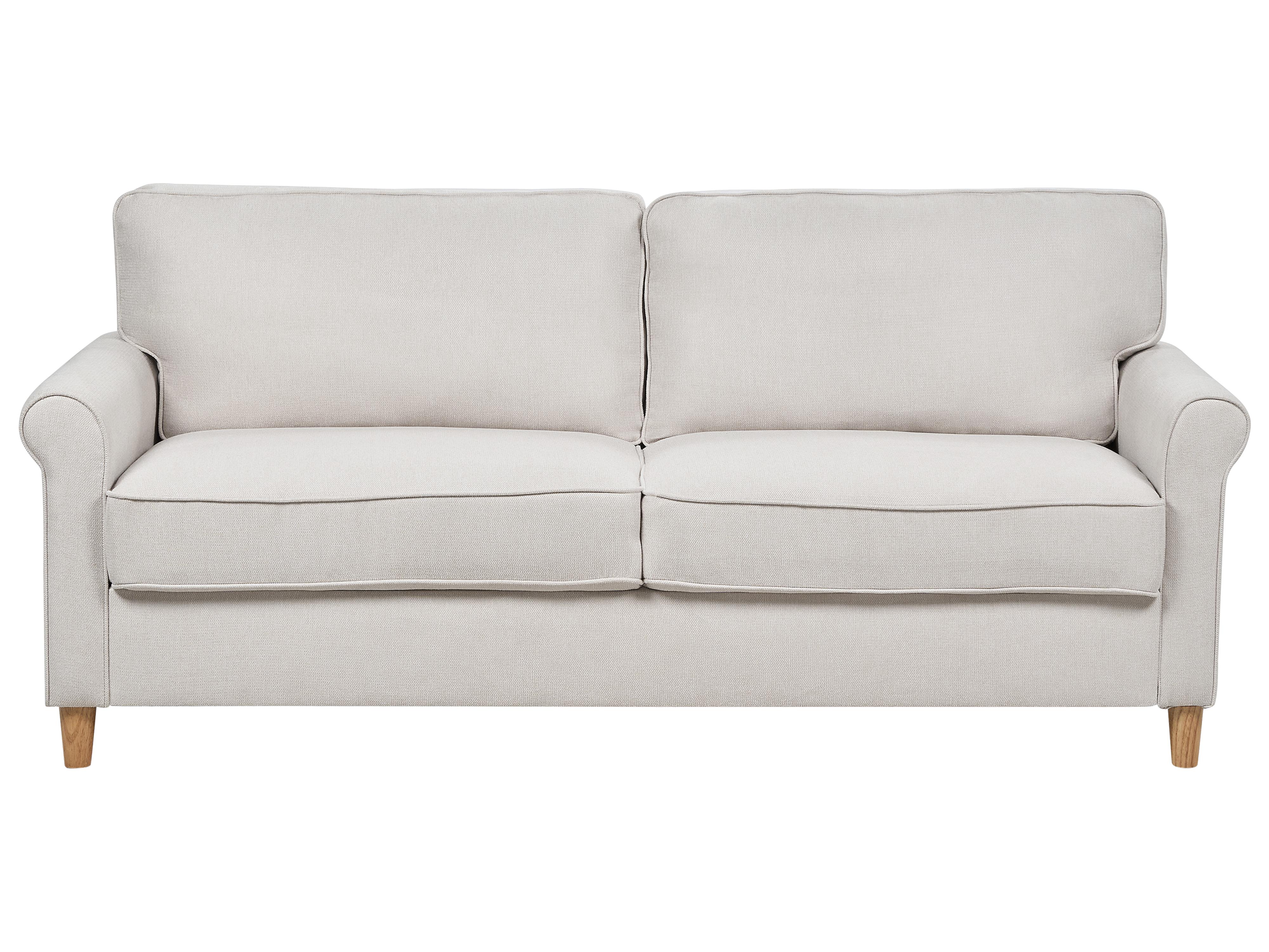 Bank 3-zits RONNEBY Stof Beige