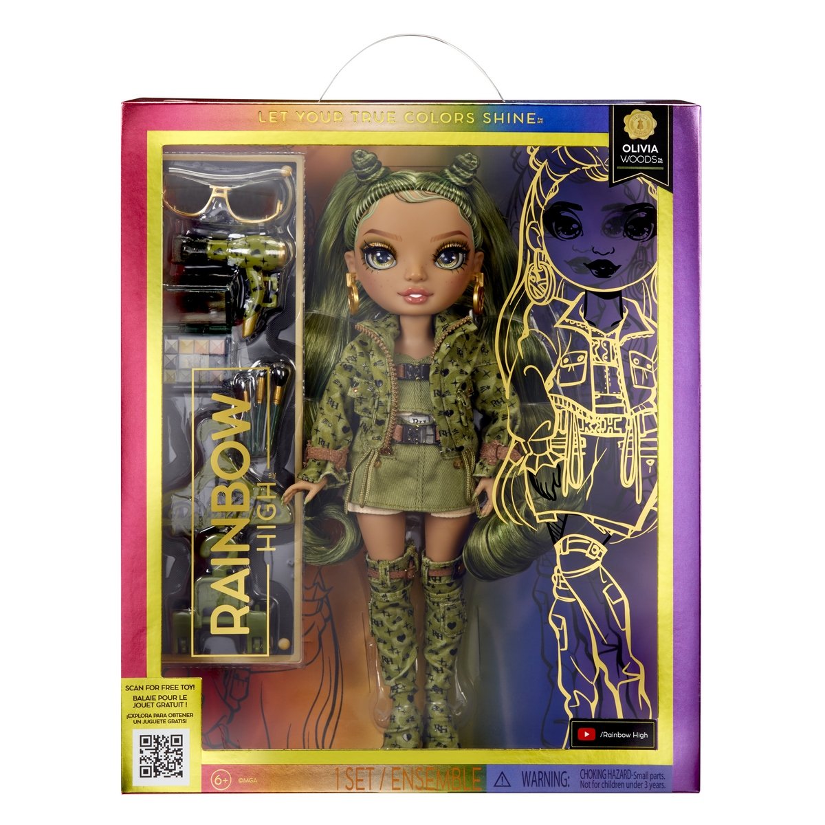 Poupée Rainbow High Fashion Doll OG Green