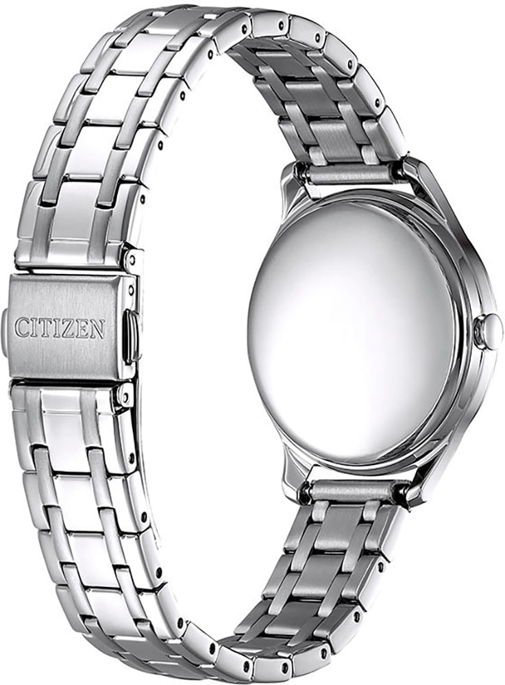 Citizen Solaruhr Armbanduhr, Damenuhr, analog, Edelstahlarmband