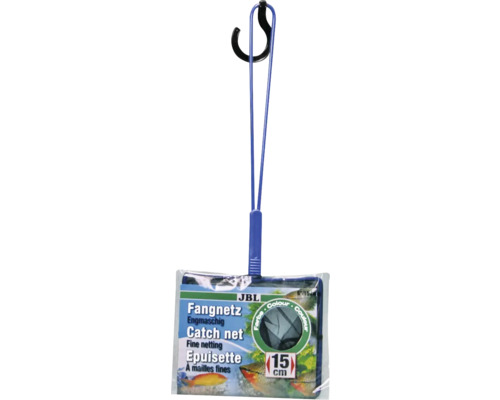 JBL Premium Zwart Fijn Aquariumnet, 30 x 15 cm