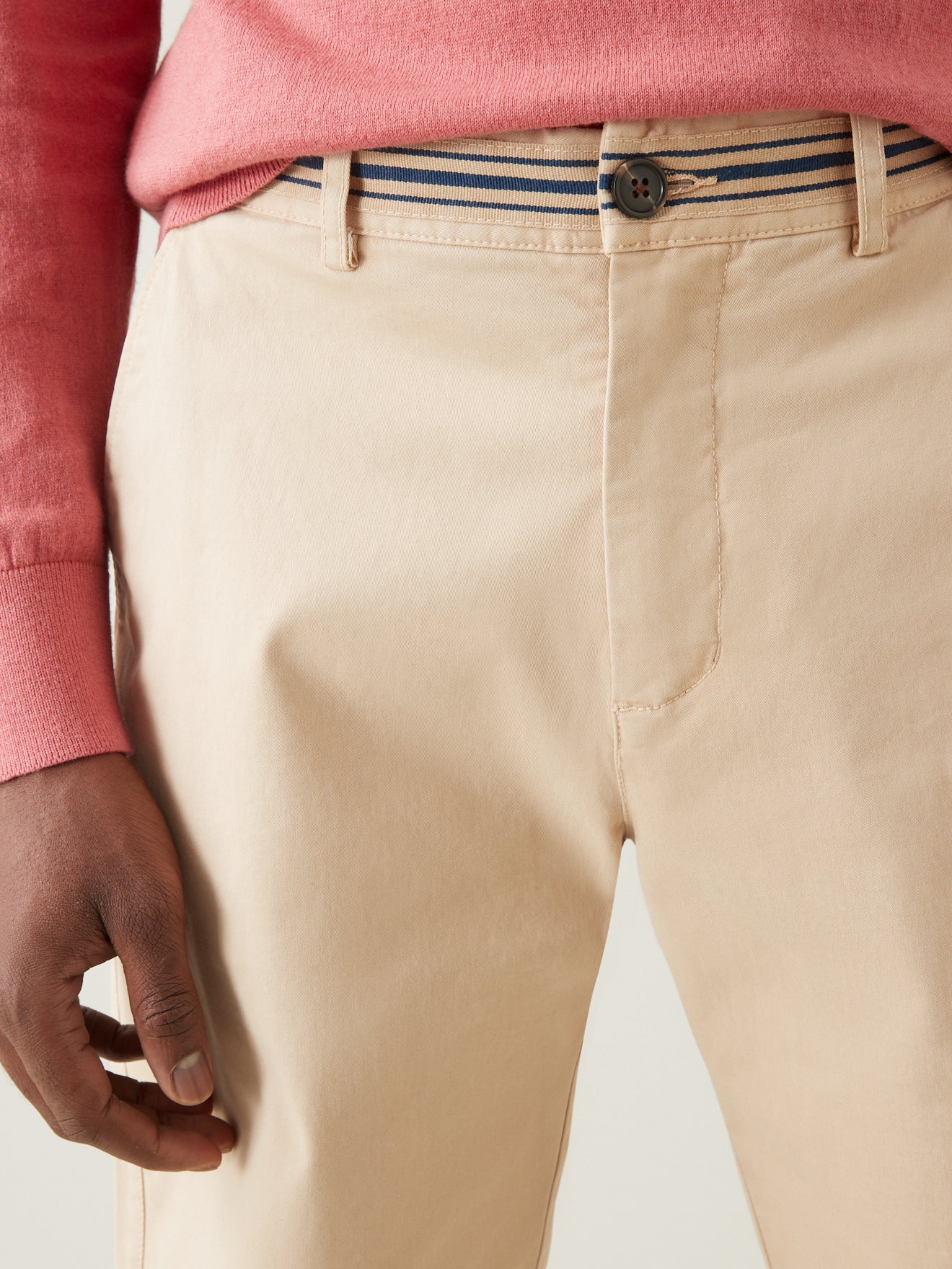 Bermuda droit homme coton stretch