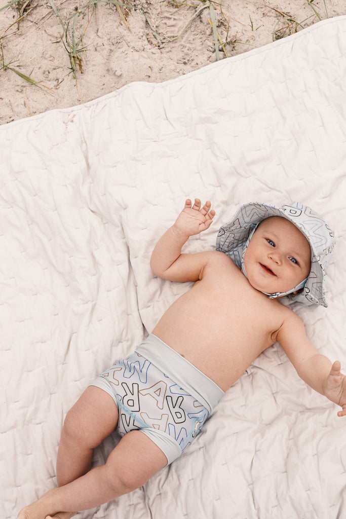 Swen, Badebukser Baby - Logo Outline