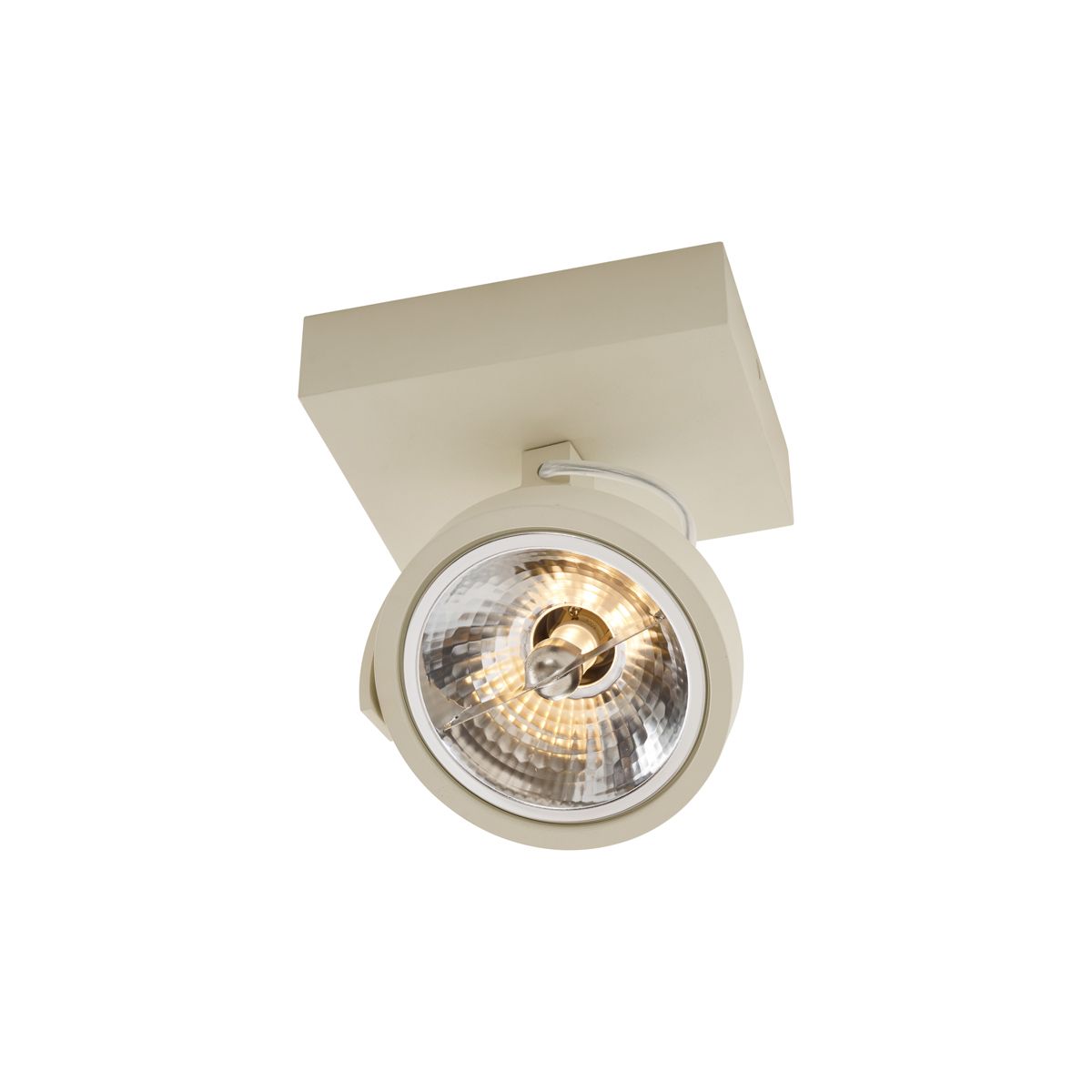Moderne plafondspot beige G9 rond draai- en kantelbaar - Go